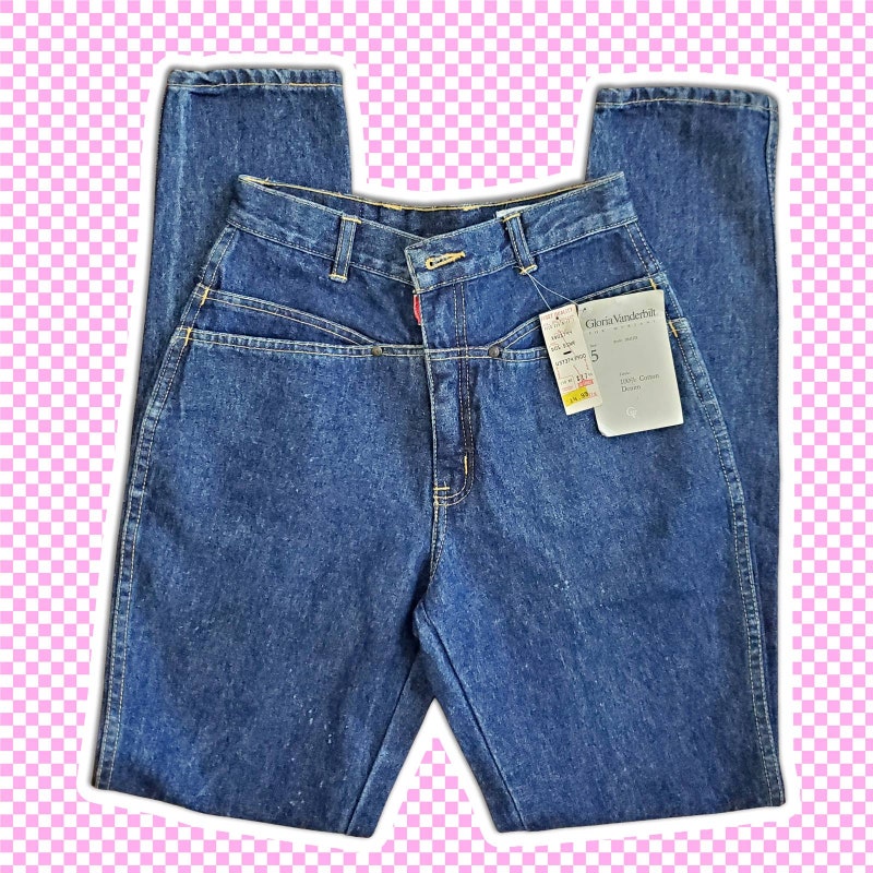 Vintage Gloria Vanderbilt High Waist Jean Blue main image 0