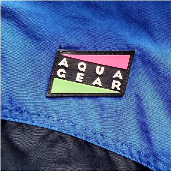 VTG 90's Nike Aqua Gear Windbreaker Jacket Sz Lar… - image 4