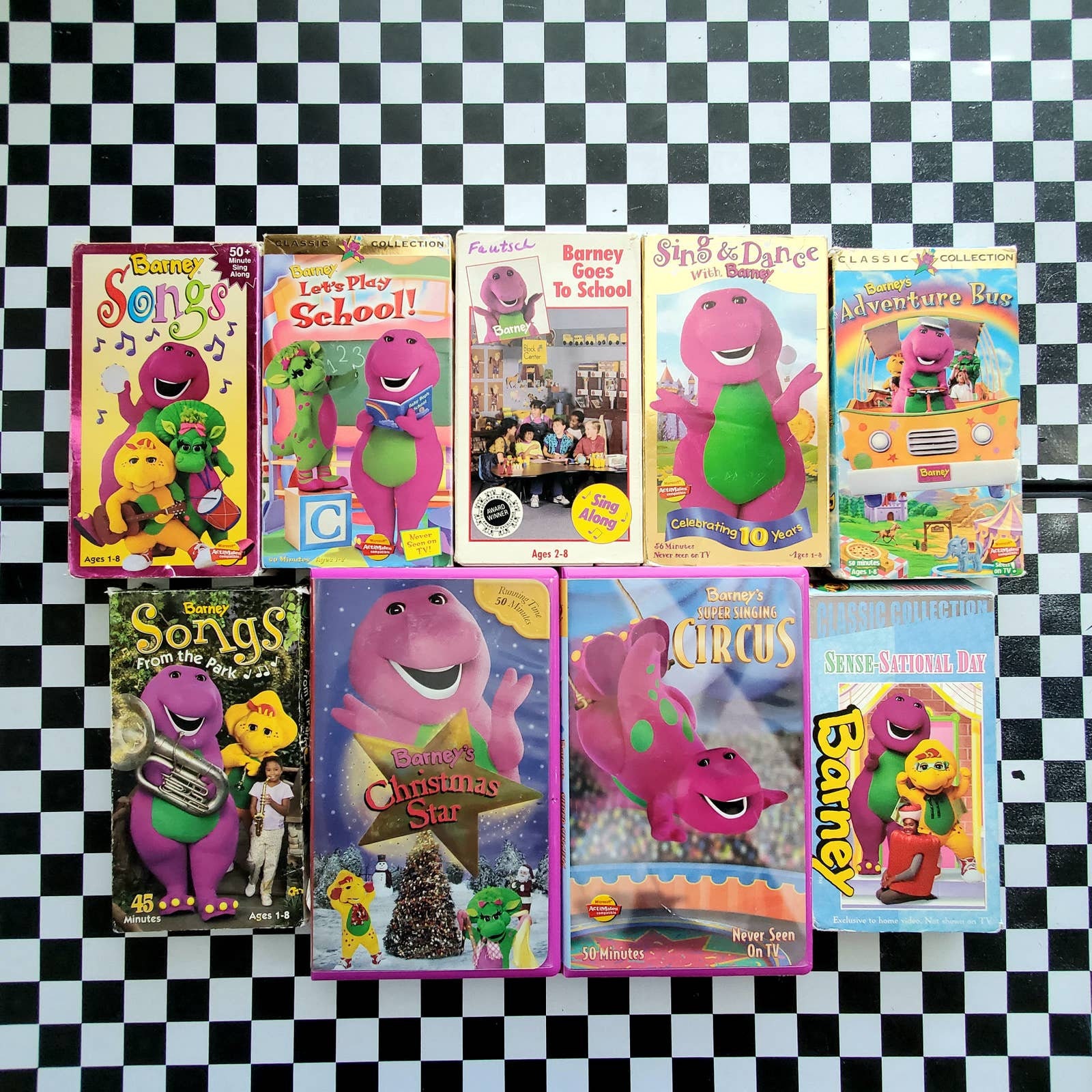 Barney The Dinosaur Vhs