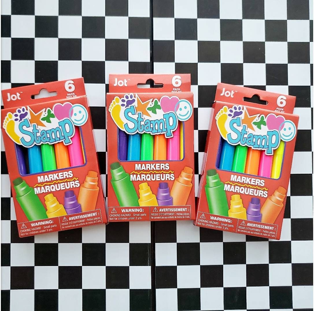 Stamp Markers for the win! Are these still a thing? : r/90s