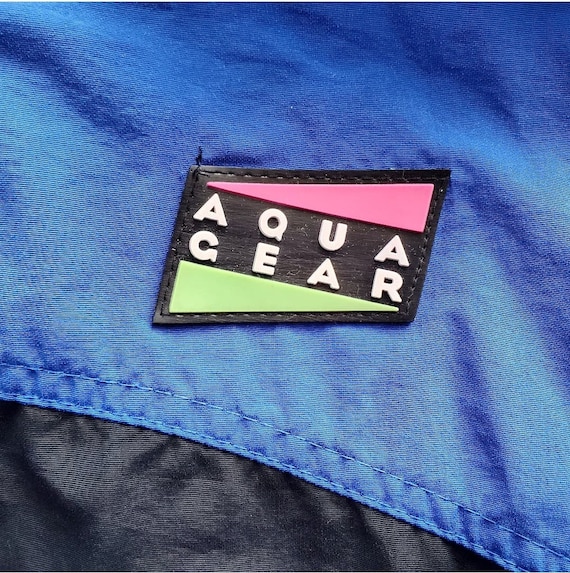 VTG 90's Nike Aqua Gear Windbreaker Jacket Sz Lar… - image 5