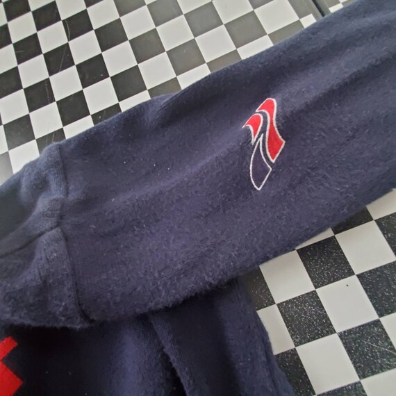 VTG Ralph Lauren Polo Sport Blue Knit V Neck Swea… - image 6