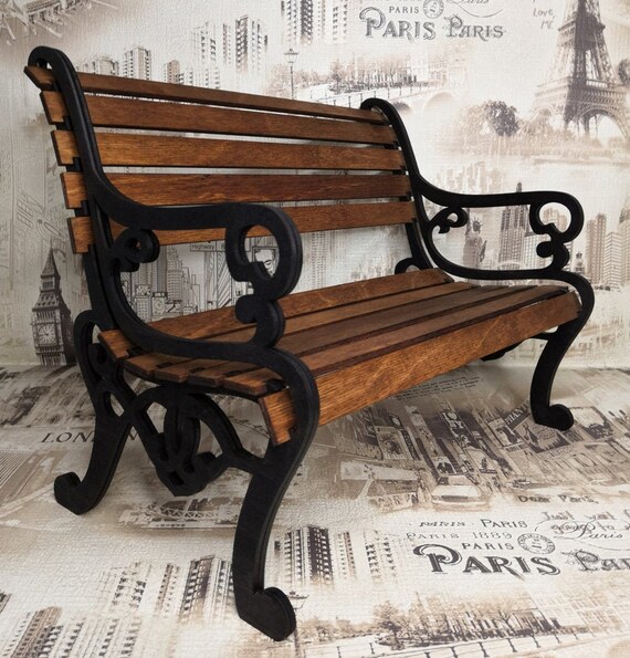 Doll bench for BJD size 1/4 assembly 