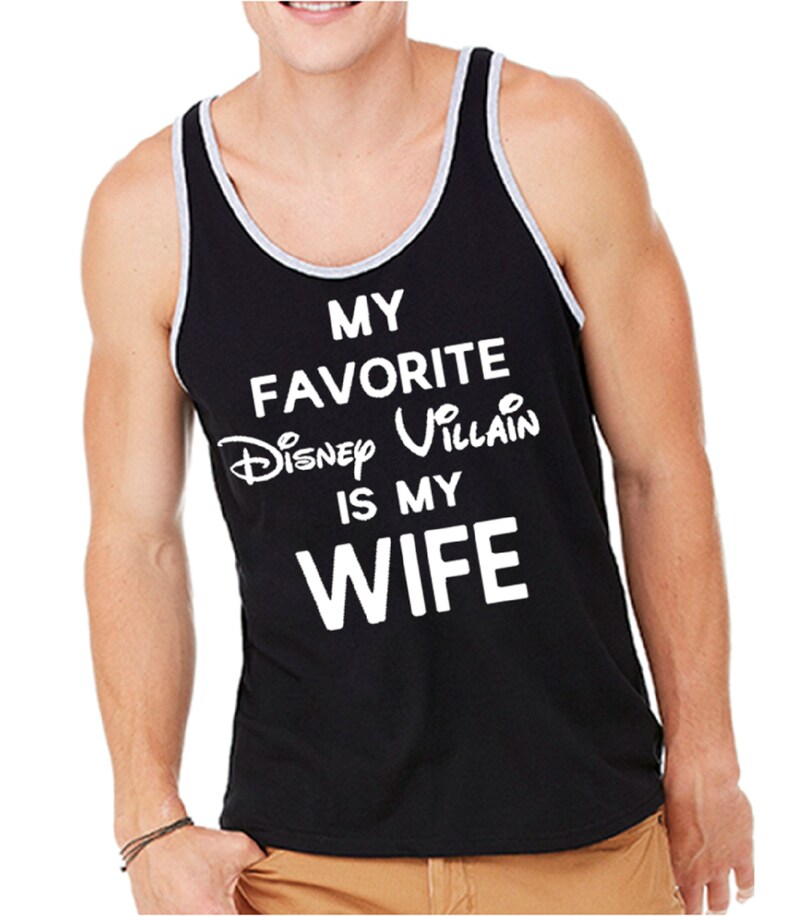 Disney Tank Top / Disney Villain Tank Top / Mens Disney Tank Etsy
