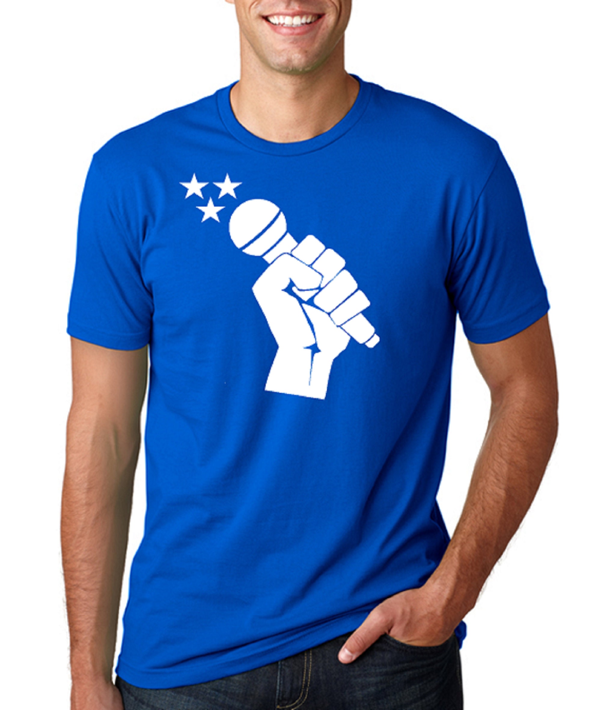 Microphone Shirt / Music Shirt / Mens Music Shirt / Musician Etsy