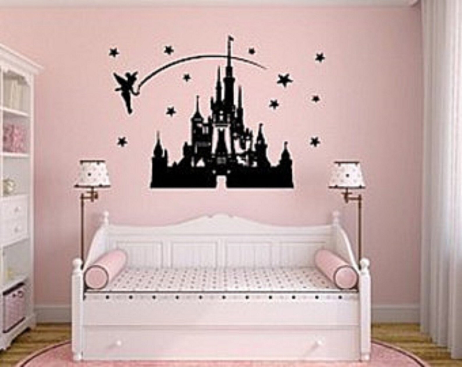 Tinkerbell Castle Decal / Disney Castle Decal / Disney Decor / - Etsy