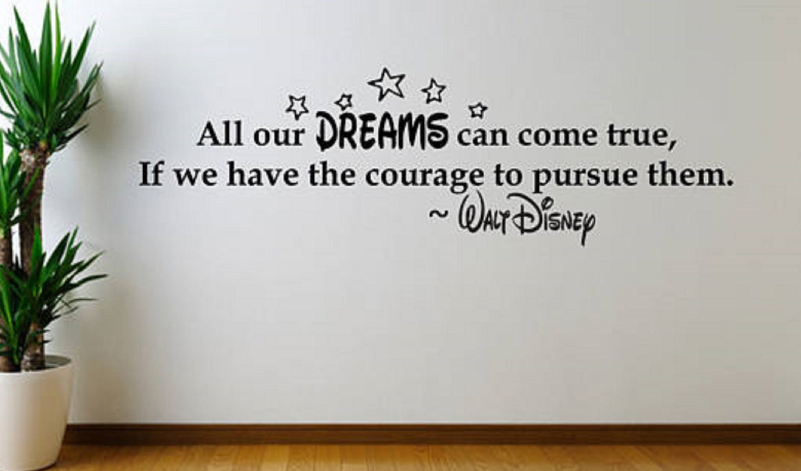 Disney Decal / Walt Disney Quote Decal / Disney Decor / Walt Etsy