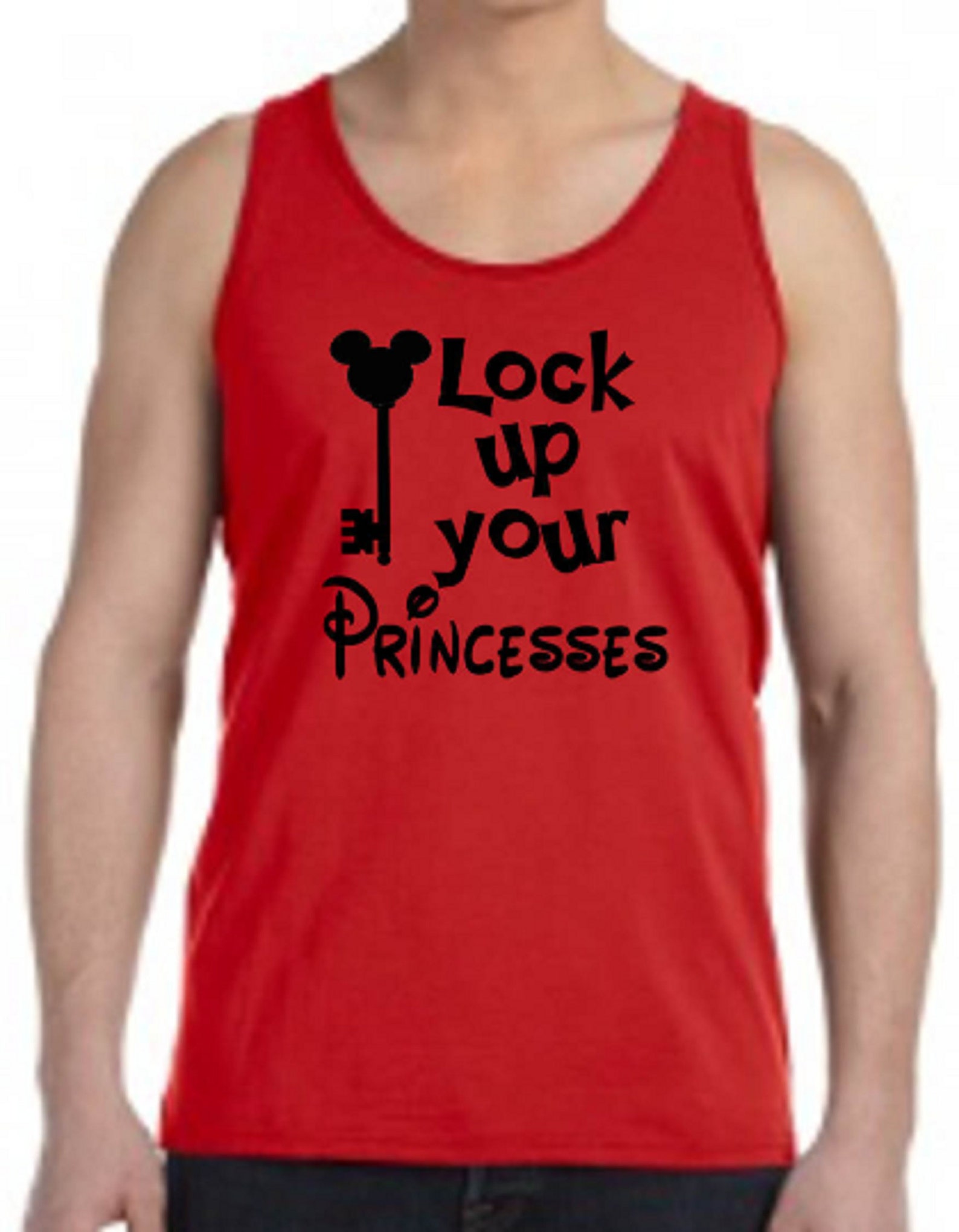 Disney Tank Top / Mens Disney Tank Top / Mickey Mouse Tank Top Etsy