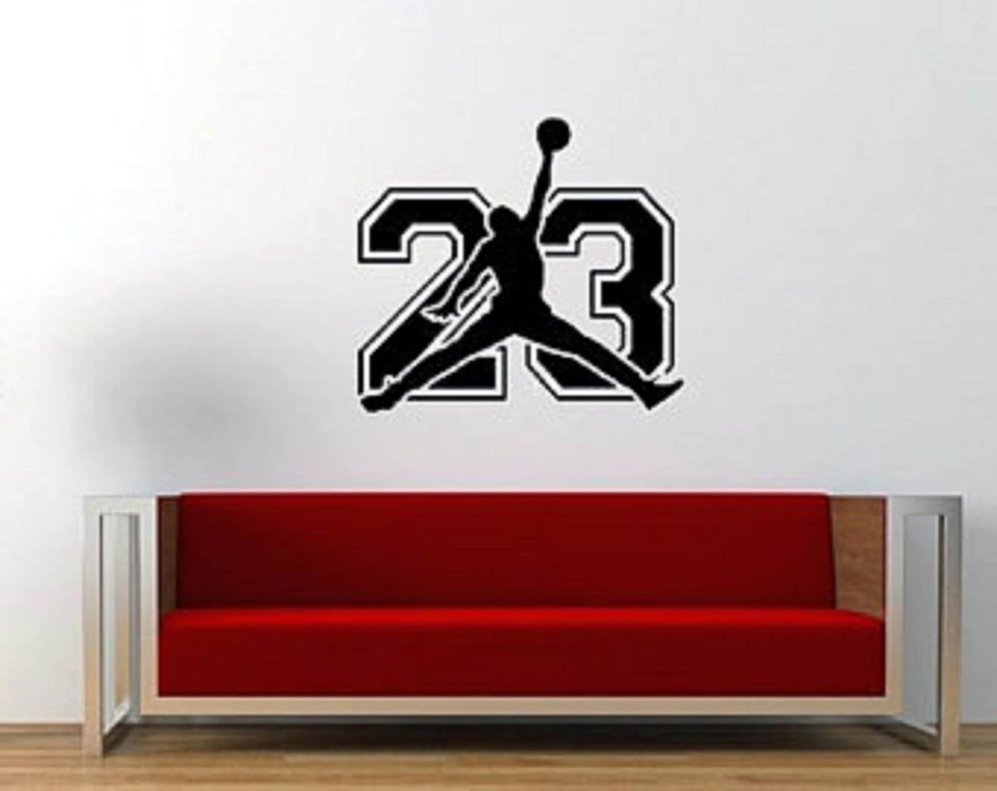 Jordan Decal / Michael Jordan Decal / Jordan Wall Decal / Etsy UK