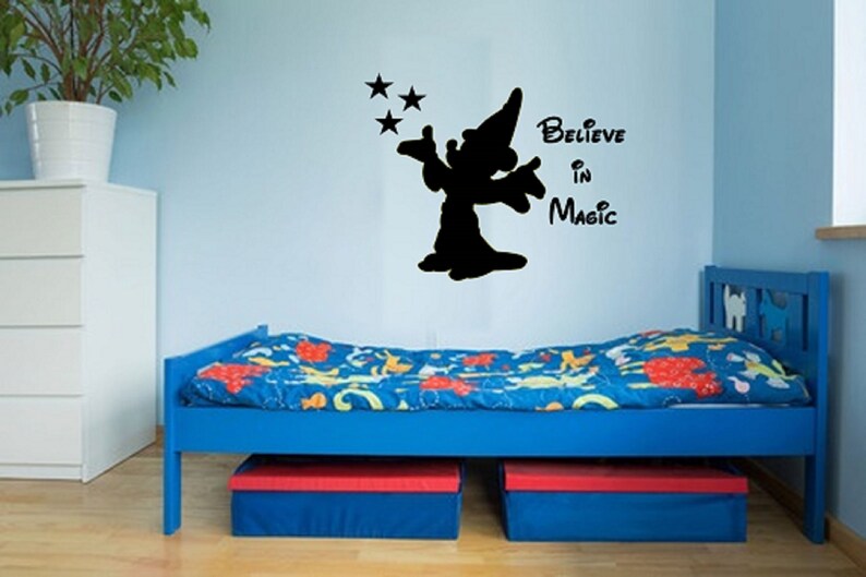 Disney Decal / Mickey Mouse Decal / Walt Disney Wall Decal / Etsy