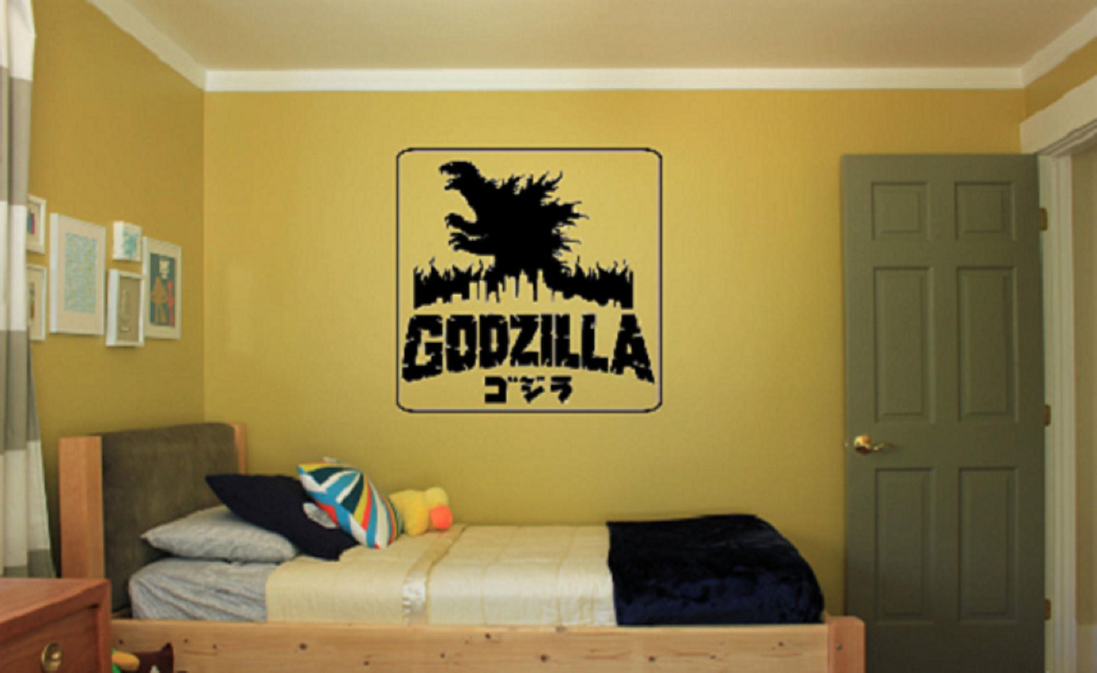 Godzilla Wall Decal / Comic Decal / Super Hero Decal / Etsy