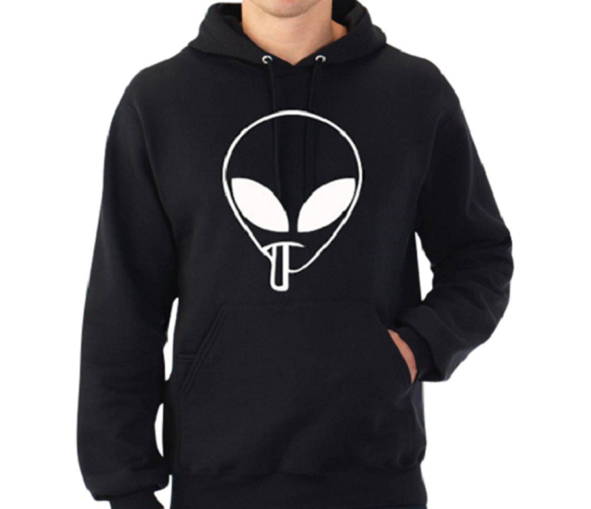 Alien Hoodie / Funny Alien Hoodie / Smoking Alien Hoodie / | Etsy