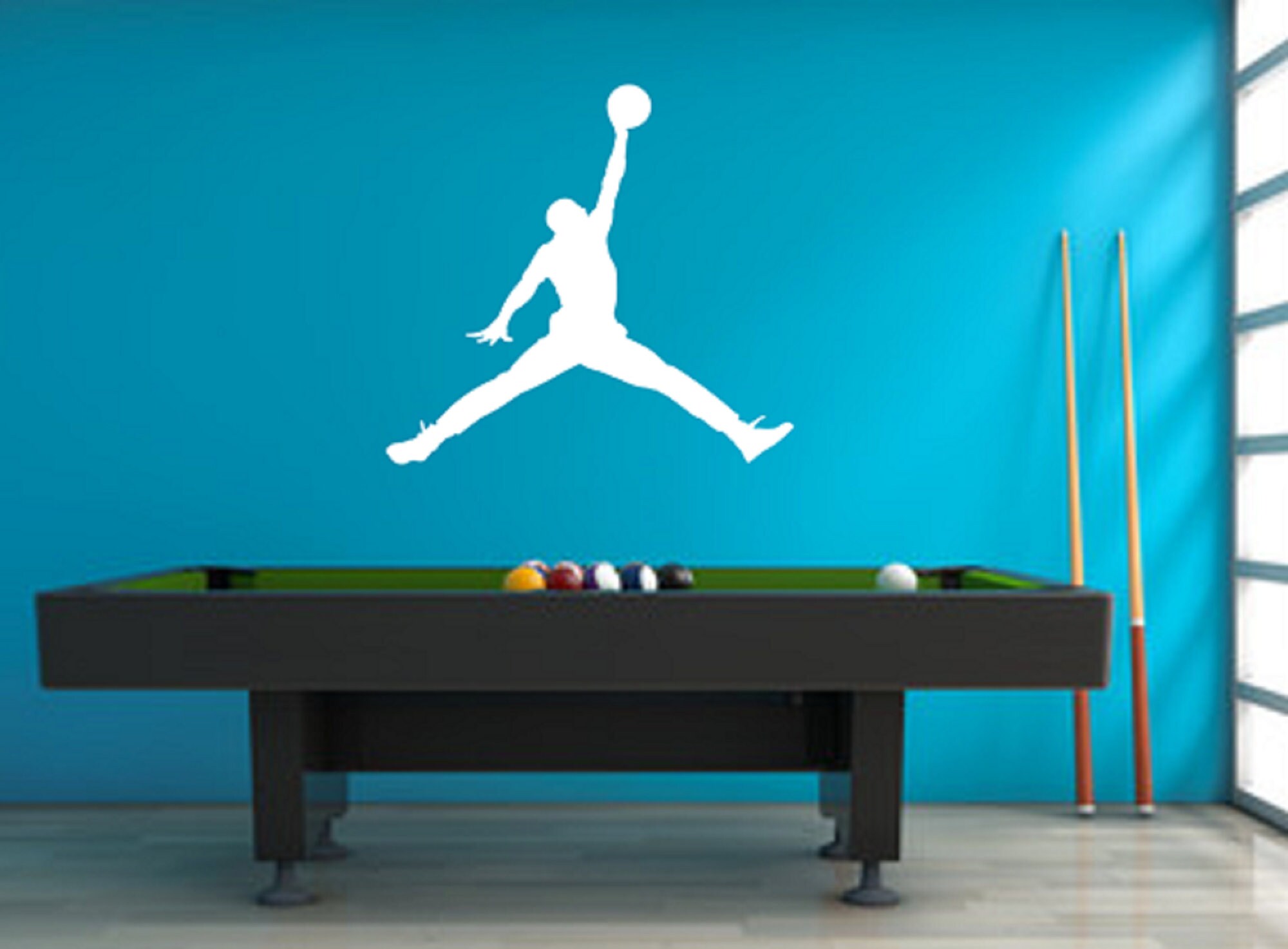 Jordan Wall Decal / Michael Jordan Decal / Jordan Wall Decal / Etsy