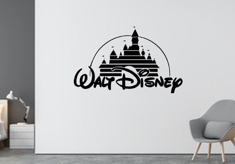 Disney Decal / Disney Castle Decal / Walt Disney Wall Decal / | Etsy