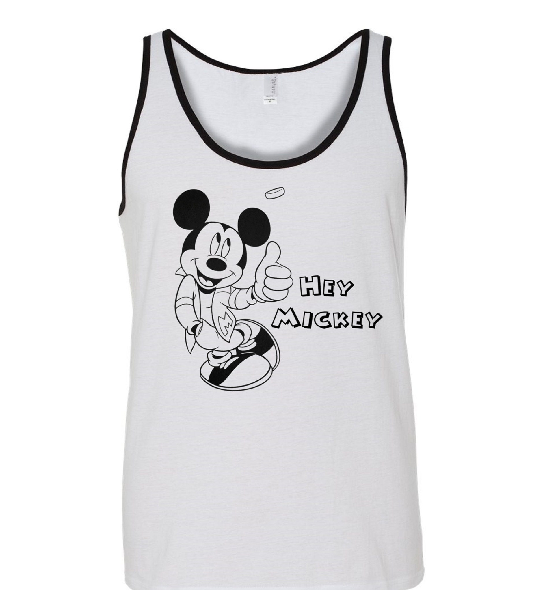 Disney Tank Top / Mens Disney Tank Top / Mickey Mouse Tank Top Etsy