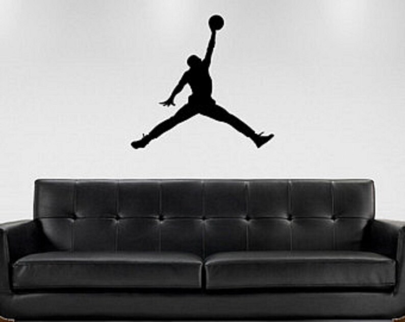 Jordan Decal / Michael Jordan Decal / Jordan Wall Decal / Etsy