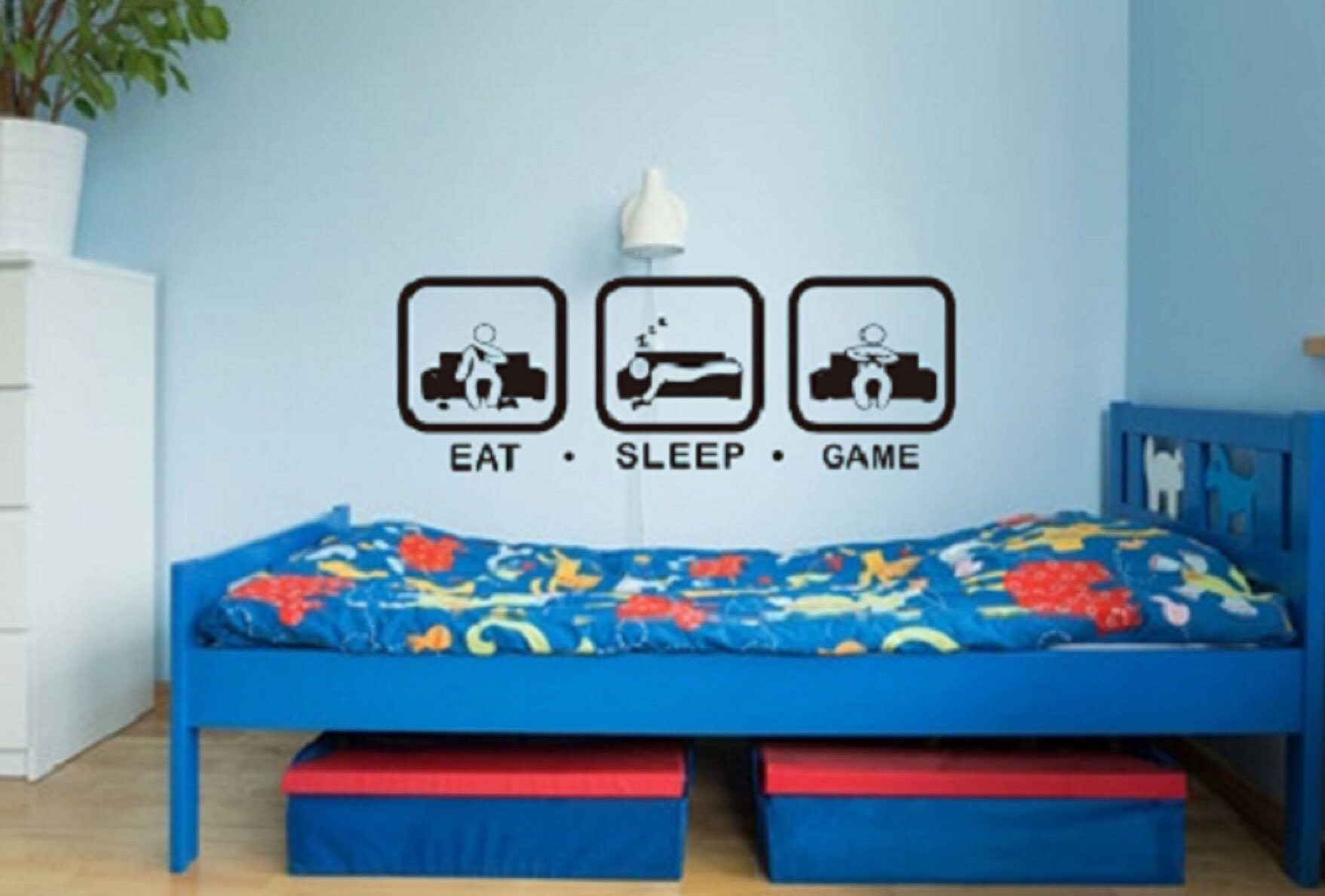 Video Game Decal / Gamer Decal / Game Room Decal / Boys Room Etsy