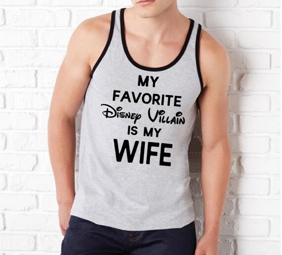 Disney Tank Top / Disney Villain Tank Top / Mens Disney Tank Etsy