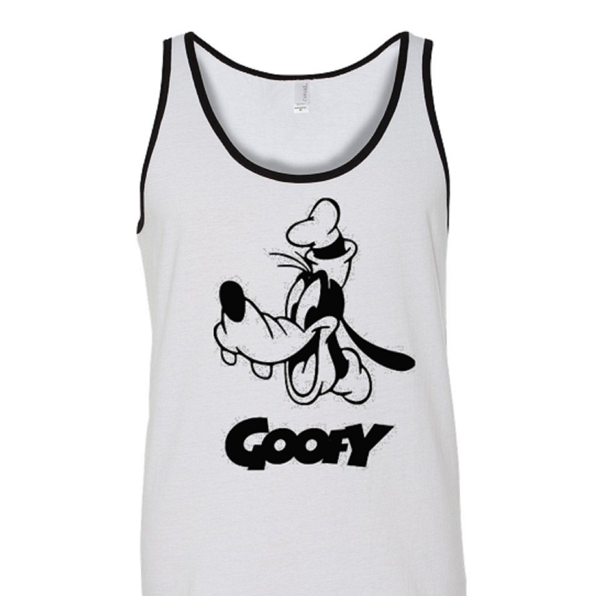 Disney Tank Top / Mens Disney Tank Top / Goofy Tank Top / Etsy