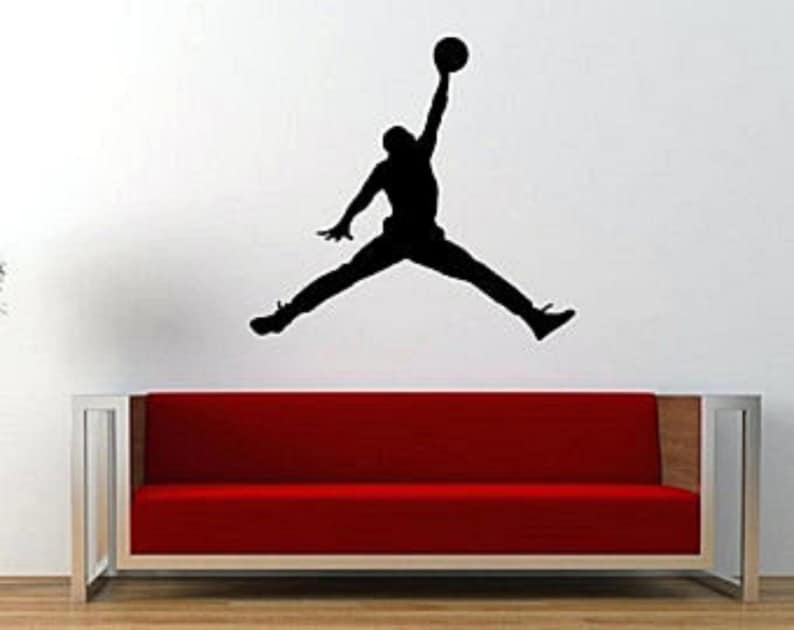 Michael Jordan Decal / Air Jordan Decal / Jordan Wall Decal / Etsy México