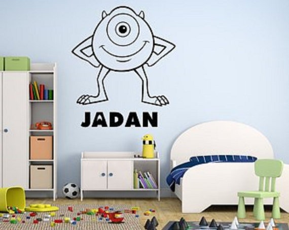 Disney Decal Monsters Inc Custom Wall - Baby Monsters Inc Wall Decals Disney Decal Monsters Inc Custom Wall - Baby Monsters Inc Wall Decals
