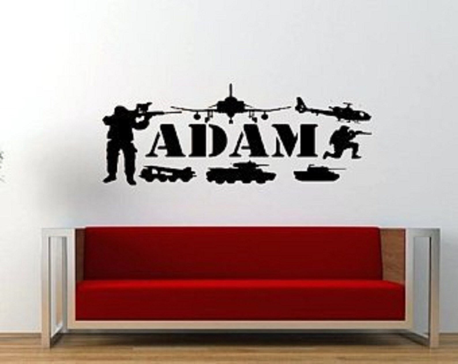 Military Decal / Custom Name Decal / Custom Military Decal / Etsy