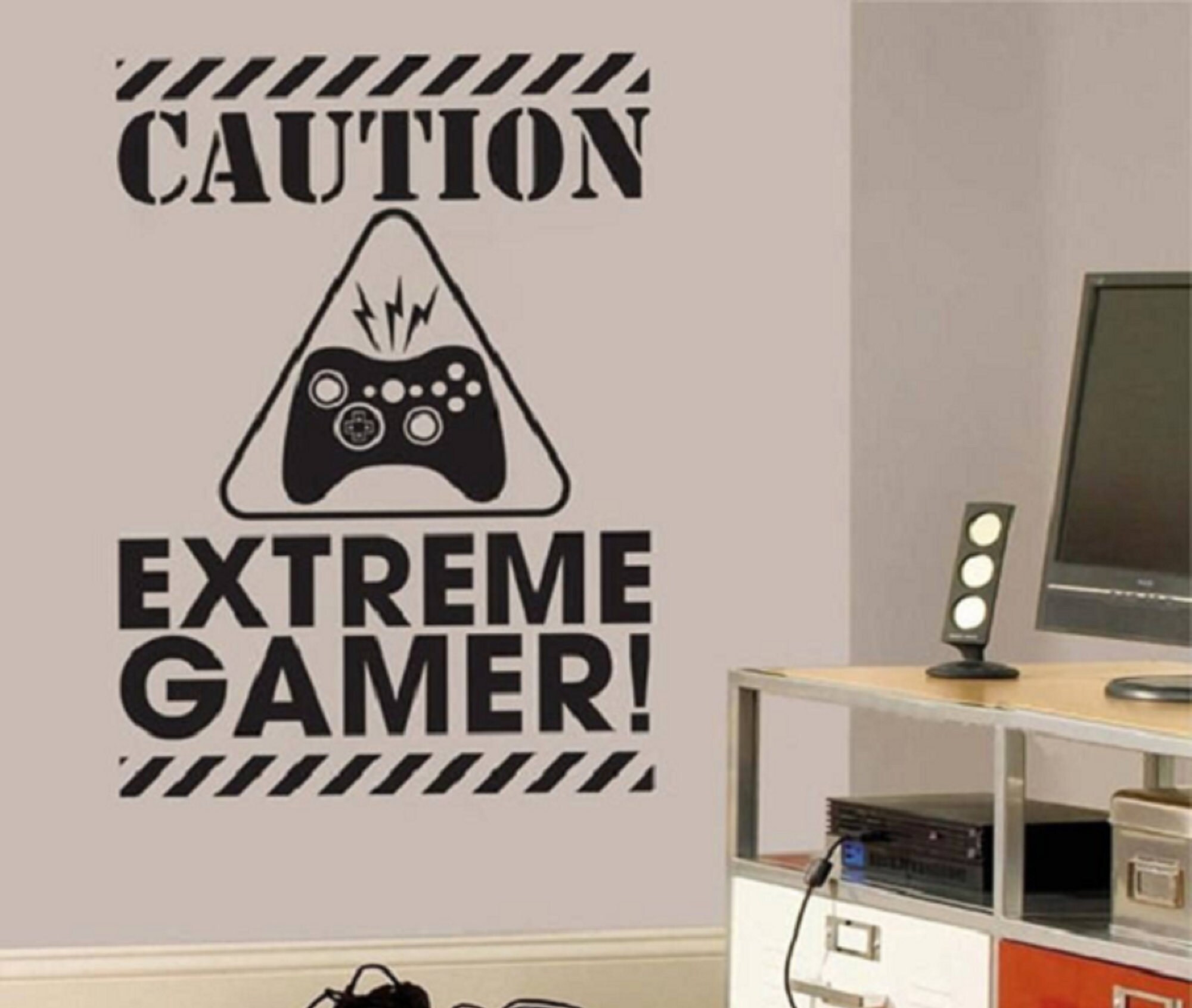 Video Game Decal / Game Room Decal / Kids Wall Decal / Boys Etsy