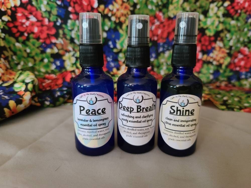 Essential Oil Sprays calming fragrance sprays fabric spray Etsy