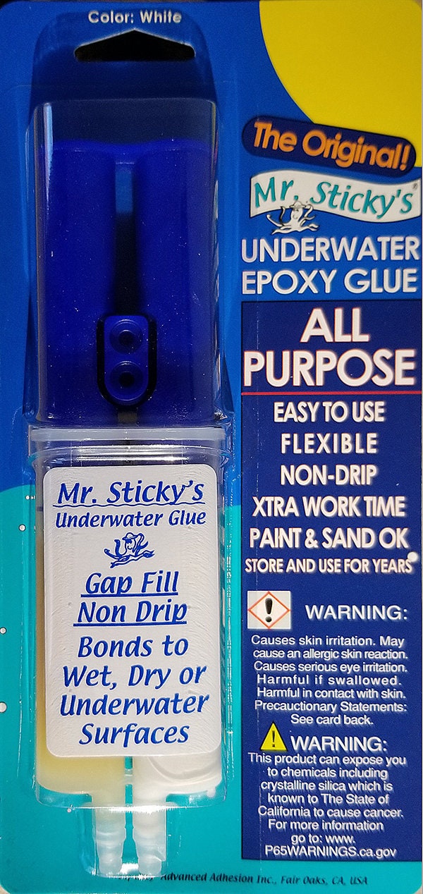 Underwater Glue All Purpose Flexible Adhesive Mr. Stickys Etsy
