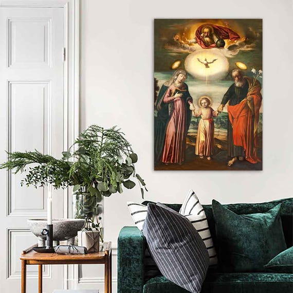 Holy Family Saint Joseph Image - the Miraculous Image of the Holy