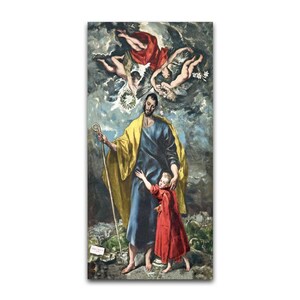 St. Joseph et l’Enfant Jésus par El Greco - Protecteur de la Sainte Église Catholique Fine Art Print Christ Canvas Prints Catholic Religious Gift