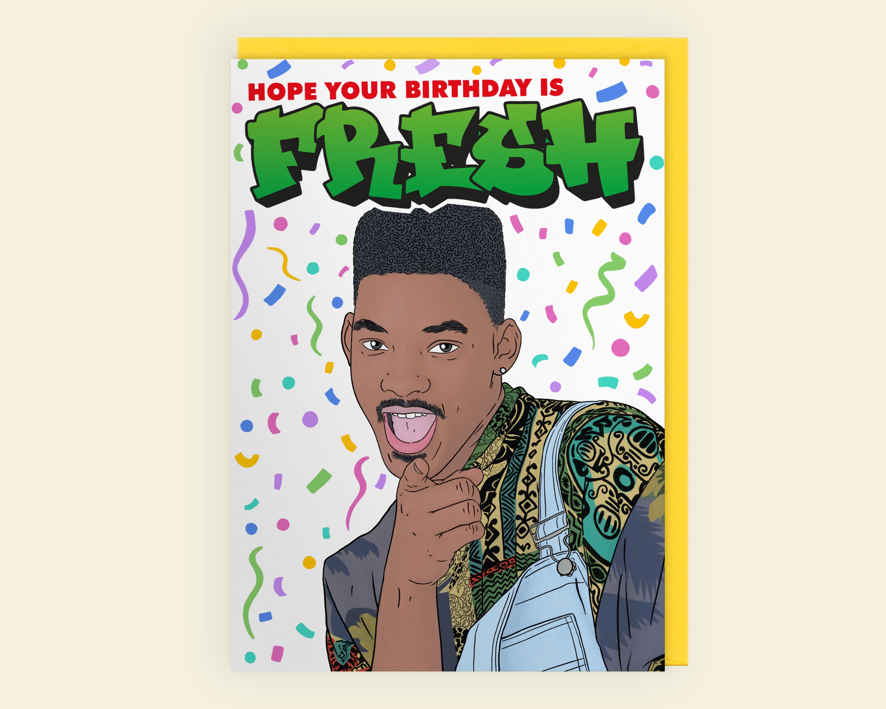 Hope Your Birthday Is Fresh Fresh Prince Of Bel Air Etsy Singapore