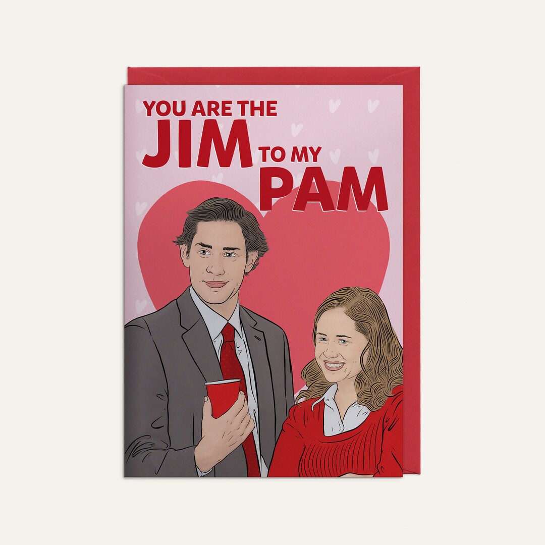 You Are the Jim to My Pam the Office US Popular TV Show Etsy