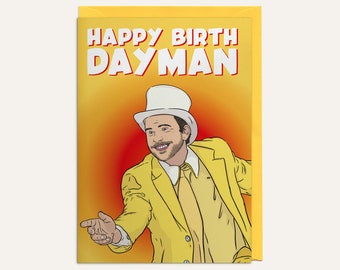 Happy Birth Dayman - Charlie - Always Sunny - Popular TV Show -  Birthday Card + Envelope