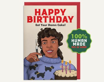 Erica Eat Your Damn Cake - TV Show Card