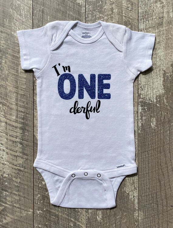 Personalized I'm Onederful Onesie 1st Birthday Outfit - Etsy