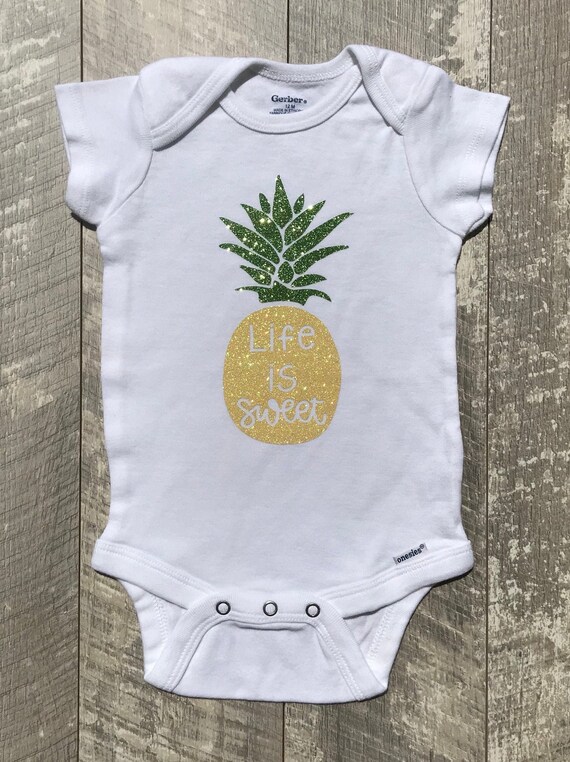 pineapple onesie baby