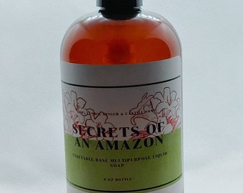 8 0z Lemon and Ginger Multi Purpose Liquid Soap