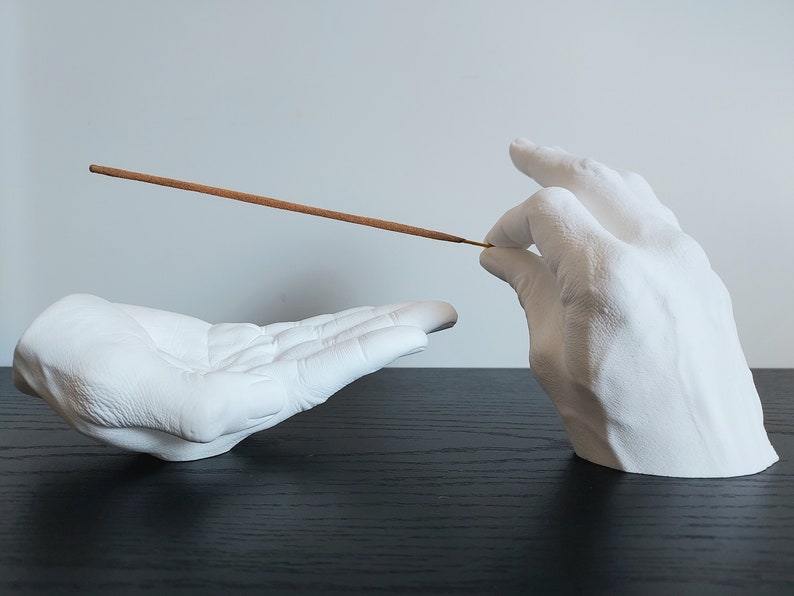 Hand Incense Holder 2 Piece Modern Decor Incense Burner Etsy