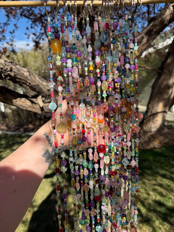 Beaded Curtains | Colorful Sun Catchers | Window Decor | Whimsy Decor