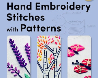 Hand Embroidery Patterns Book 1
