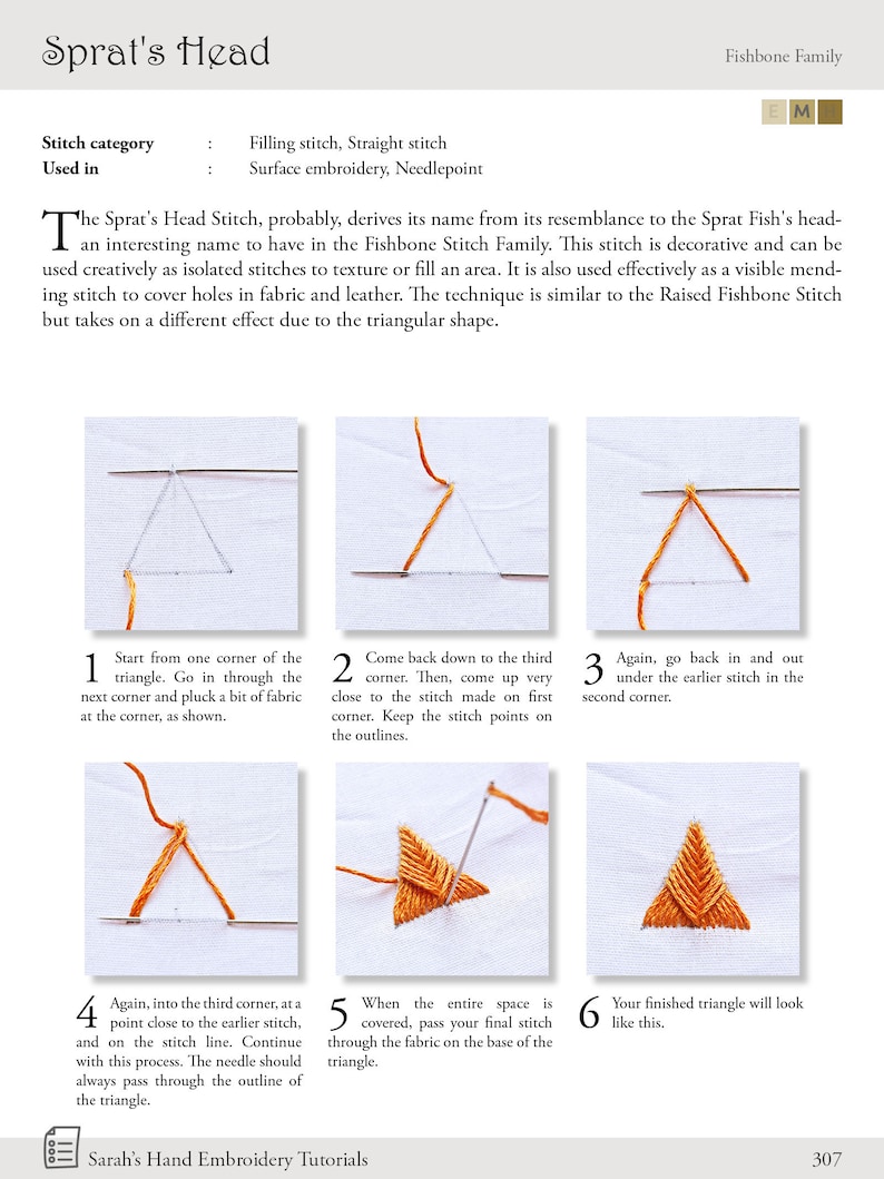 Hand Embroidery Stitches for Everyone 2nd Editionpictorial Etsy UK