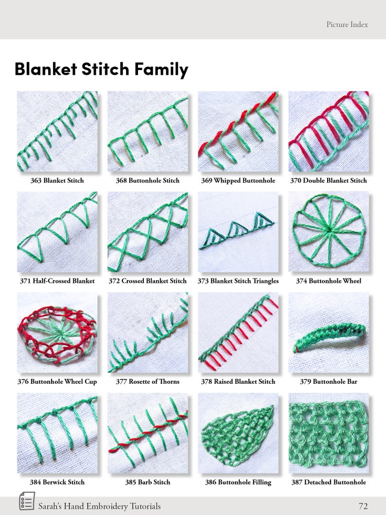 Hand Embroidery Stitches for Everyone 2nd Editionpictorial Etsy UK