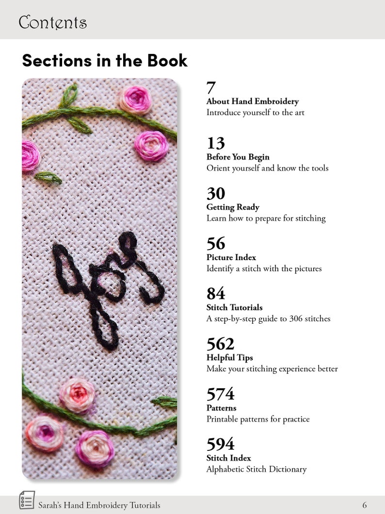 Hand Embroidery Stitches for Everyone 2nd Editionpictorial Etsy UK