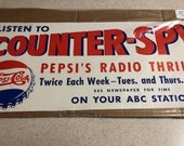 1940 39 s Pepsi Cola Poster - Pepsi Radio Thriller