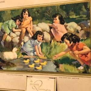 1934 Dionne Quintuplets Calendar - Bloomfield, IA - NICE