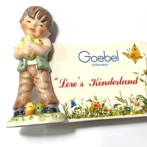 Goebel Display Plaque - Lore&#39;s Kinderland - MINT