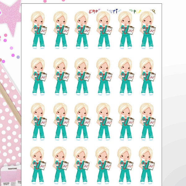 Nurse Planner Stickers Etsy
