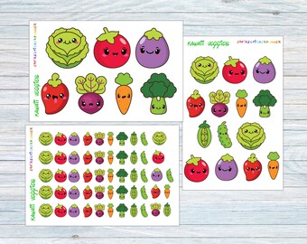 Veggie stickers, vegetables tracker, planning stickers, keto vegetables, keto diet vegetables