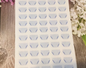 Kawaii Diaper Planner Stickers